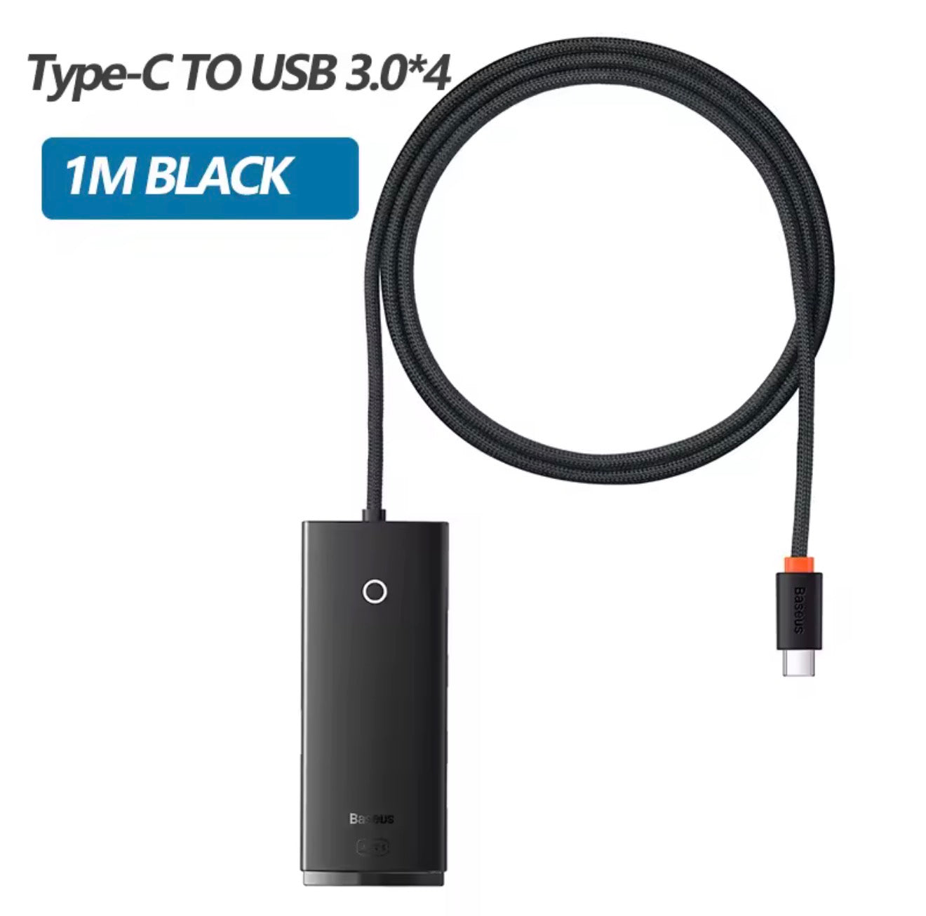 Hub USB-C Baseus 4 em 1 — Expanda Seu Notebook com Velocidade Máxima